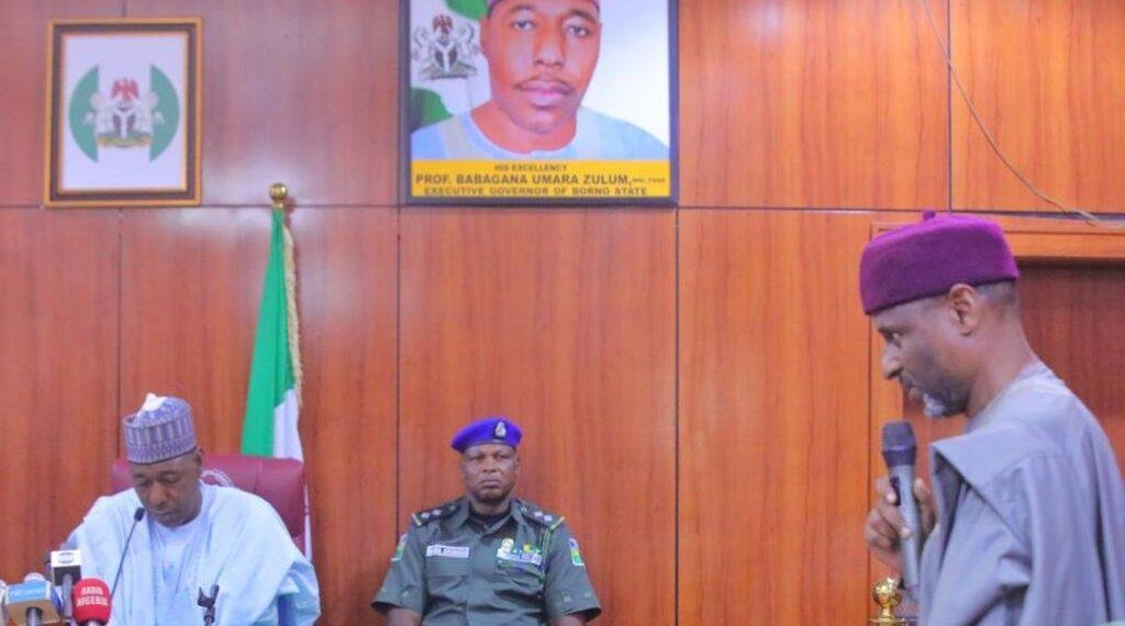 Zulum swears in 2 commissioners, judicial council member