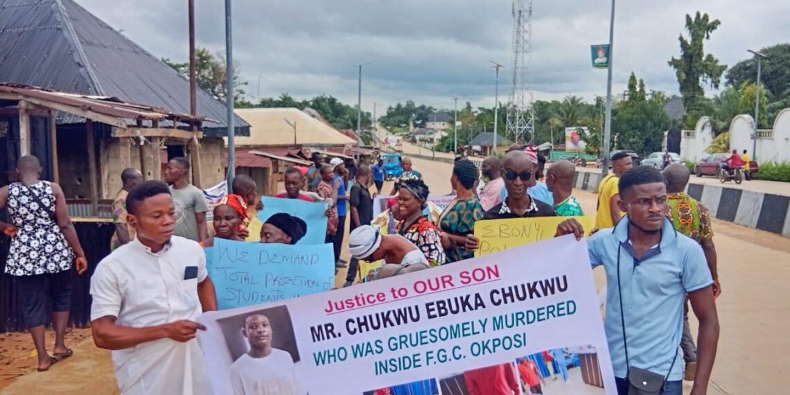 Ebonyi community protests over Student's death