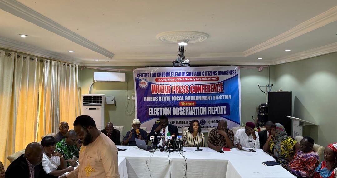 Rivers LG Polls: Coalition of 30 CSOs declares elections Transparent, credible