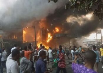Panic in Calabar as massive fire erupts near Free Trade Zone Petrol Tank Farm