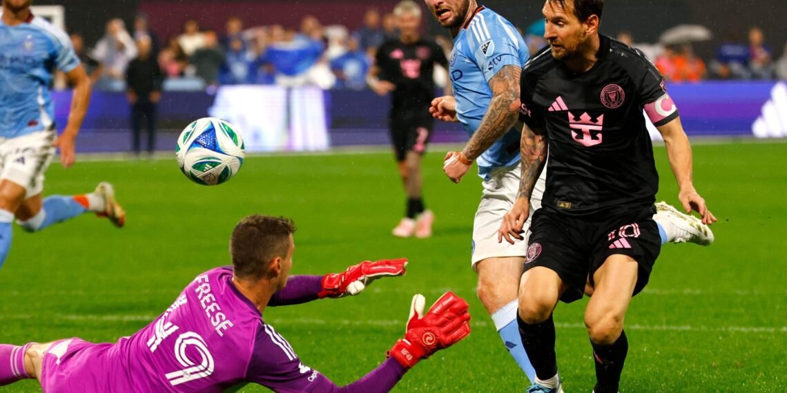 Messi fires Inter Miami into MLS playoffs with stunning double against New York City FC