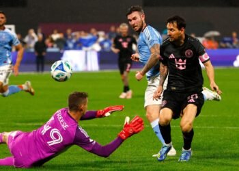 Messi fires Inter Miami into MLS playoffs with stunning double against New York City FC