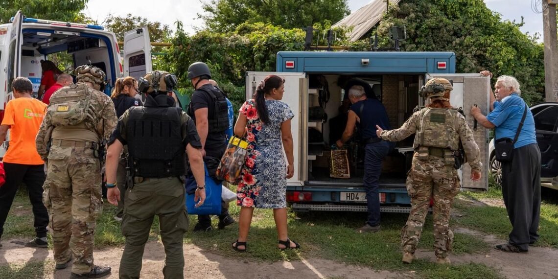 Russian airstrike kills 24 in pension queue, Ukraine says