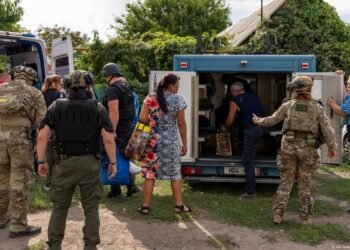 Russian airstrike kills 24 in pension queue, Ukraine says