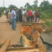 Road executed by NSCDC in Delta collapses one year after completion