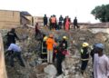 4 men rescued from Yaba building collapse site