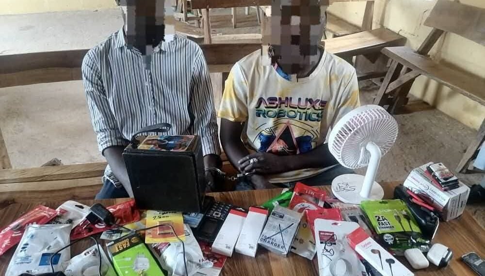 Police nab 2 for burglary in Adamawa