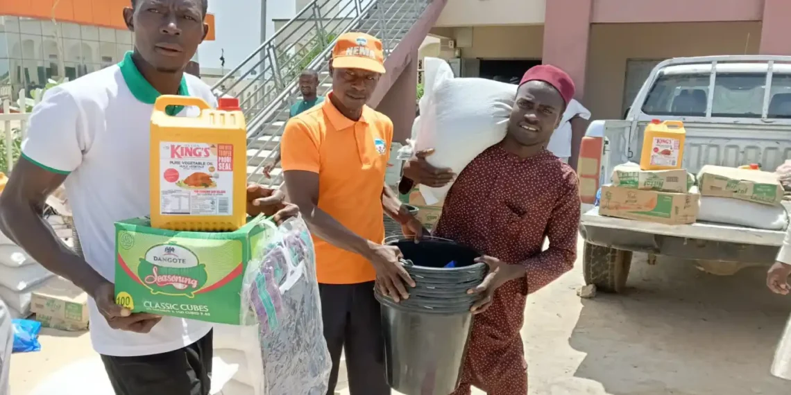 NEMA distributes relief materials to windstorm, flood victims in Kaduna