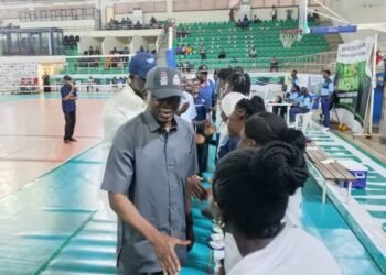 Customs boss charges volleyball team on discipline