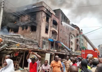 NEMA confirms 200 Shops, 4 Buildings destroyed in Mandilas Market fire outbreak on Lagos Island