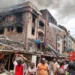 NEMA confirms 200 Shops, 4 Buildings destroyed in Mandilas Market fire outbreak on Lagos Island