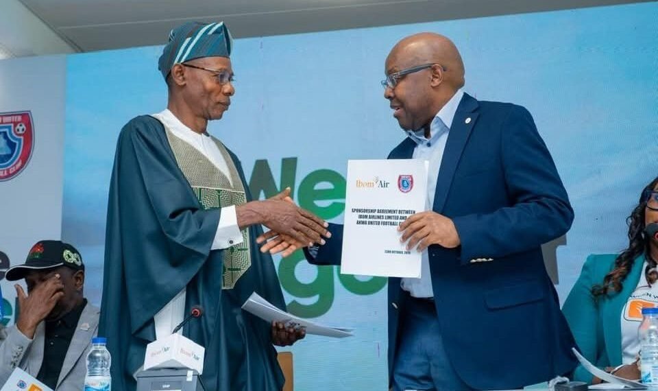 Ibom Air, Akwa United FC sign N200m endorsement deal