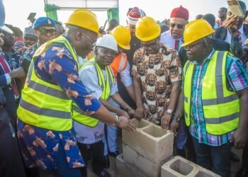 Gov Otti performs ground breaking for Abia West Indian Ocean cable company