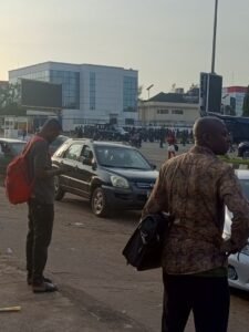 #ReleaseNnamdiKanuNow Protest: Security forces lock down Abuja