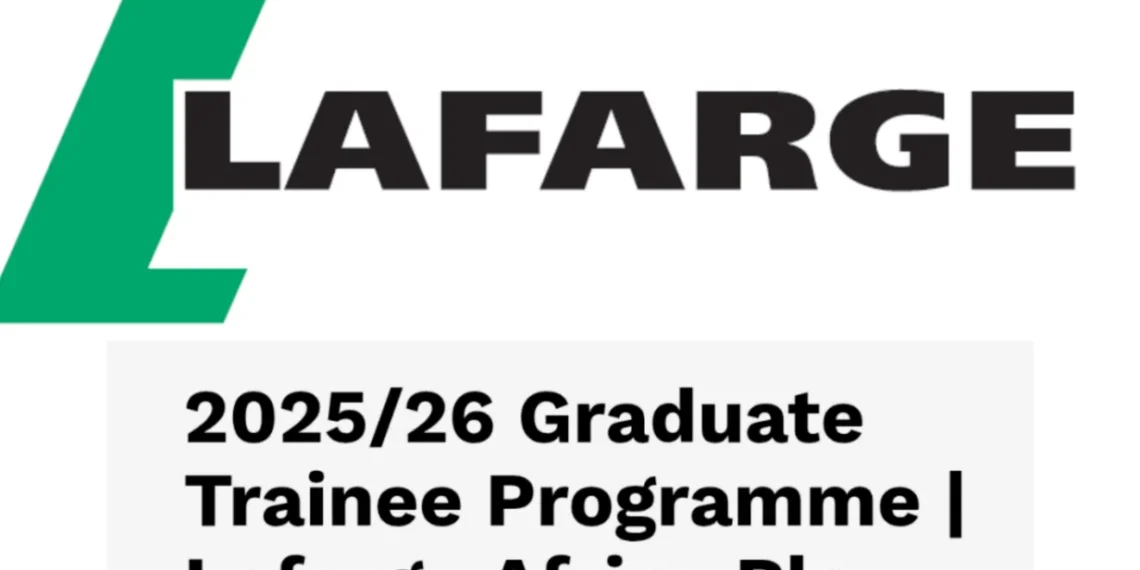 Lafarge Africa opens applications for 2025 graduate trainee programme