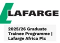 Lafarge Africa opens applications for 2025 graduate trainee programme
