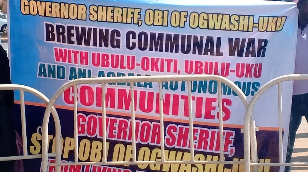 Ogwashi-Uku community leaders storm Government House, assembly over new land policy