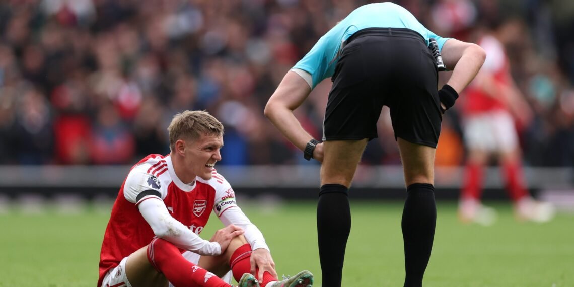 Arsenal midfielder Odegaard out until mid-November