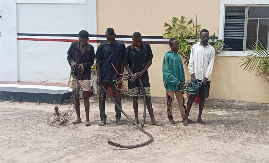 NSCDC arrests 5 suspected cable vandals in Kwara