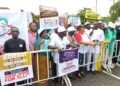 Constituents protest at Asaba against Mutu’s 26-year stay in National Assembly, says he's Nigeria's worst Rep member
