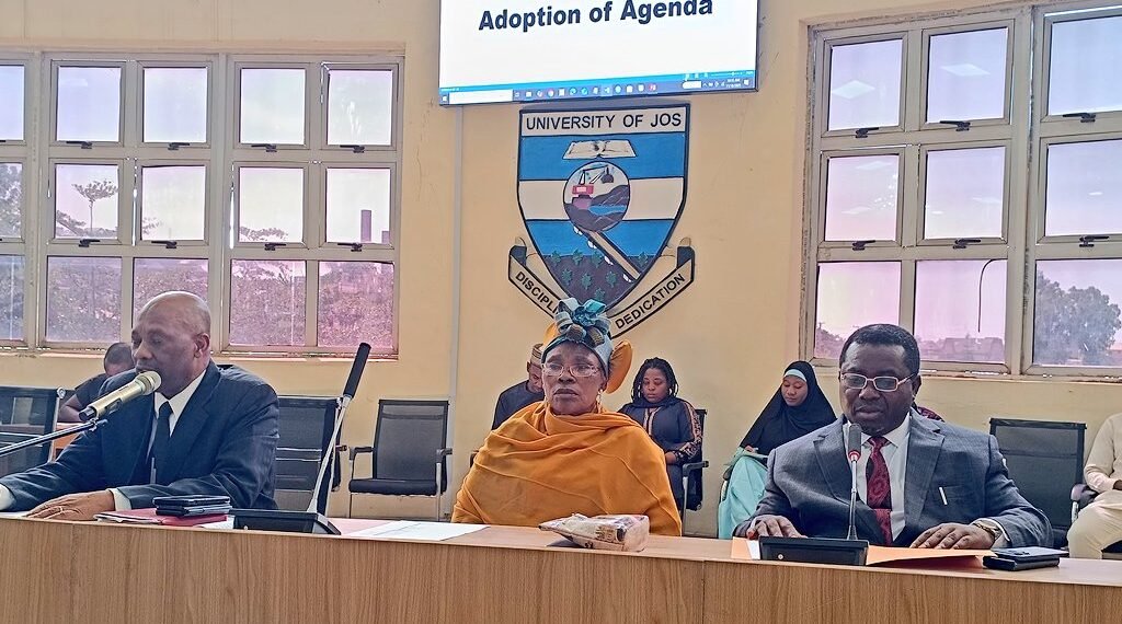 UNIJOS Senate honours Prof. Joash Amupitan as he bows out as DVC ahead of INEC chairmanship