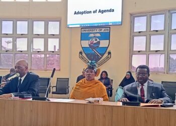 UNIJOS Senate honours Prof. Joash Amupitan as he bows out as DVC ahead of INEC chairmanship