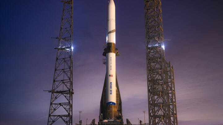 Bezos raises stakes in new space race as Blue Origin launches Glenn Rocket