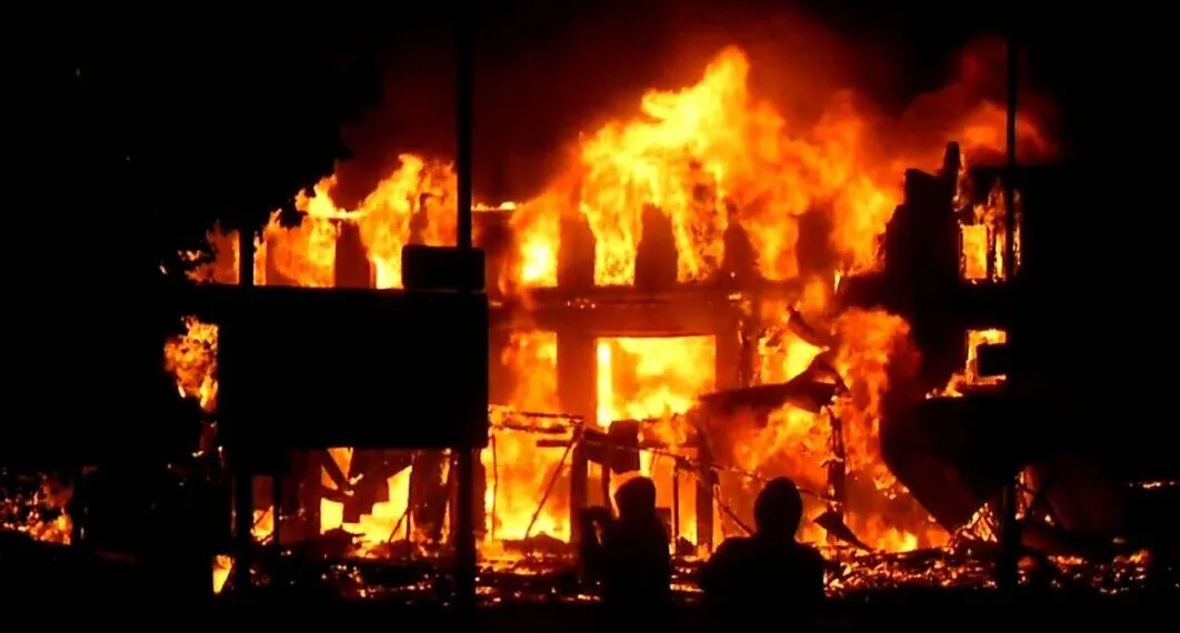‎Property worth N40m destroyed by fire as physically challenged widower, children escape death in Ebonyi