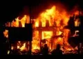 Property worth N40m destroyed by fire as physically challenged widower, children escape death in Ebonyi