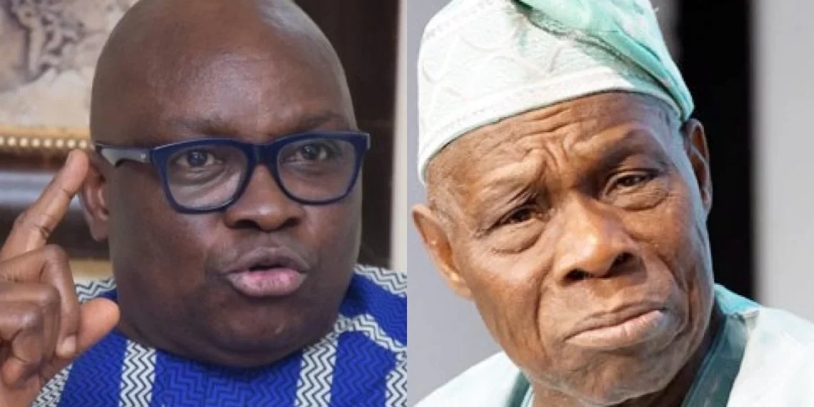 Obasanjo, Fayose trade insults after birthday bust-up