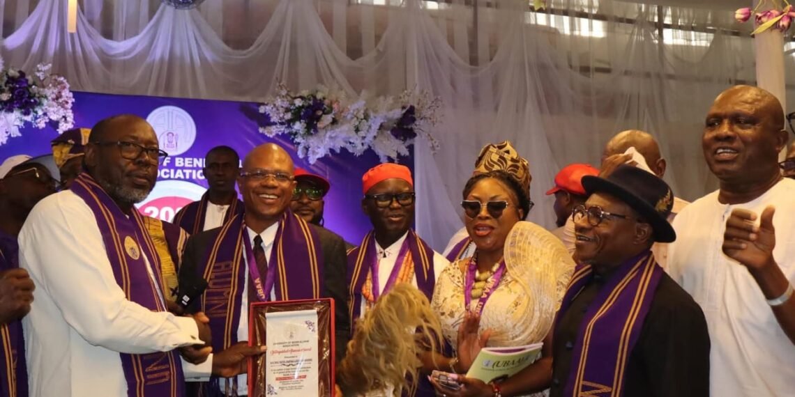 Rep. Ukodhiko honoured as distinguished alumnus at UNIBEN