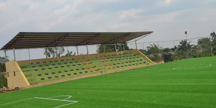 Sen. Nwoko unveils mini-stadium in Delta, pledges more community projects