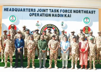 Navy special operations commander visits Operation HADIN KAI Headquarters, strengthens joint counter-terrorism efforts in North East