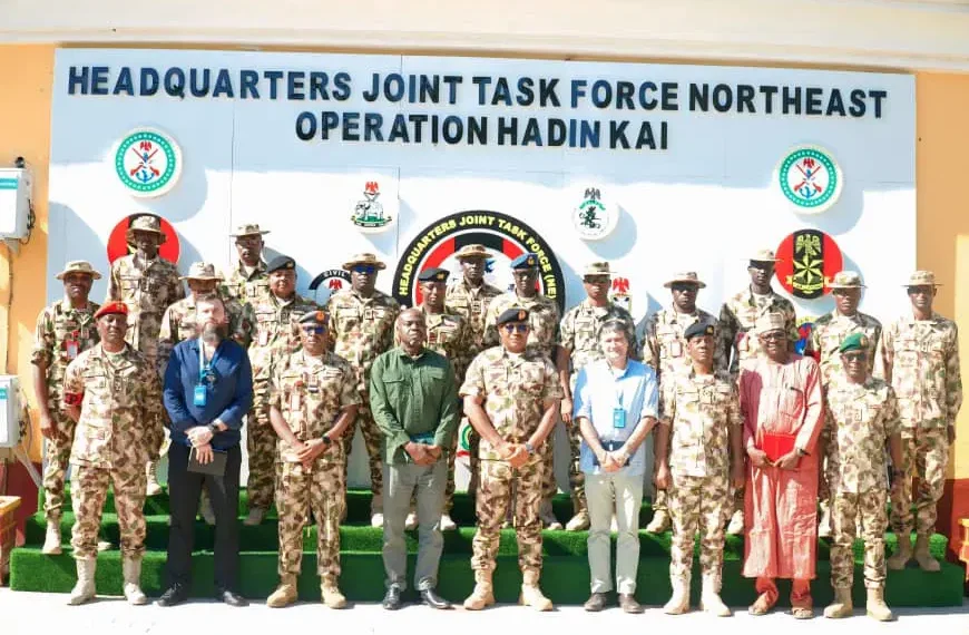 Navy special operations commander visits Operation HADIN KAI Headquarters, strengthens joint counter-terrorism efforts in North East