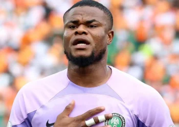 Super Eagles goalkeeper, Stanley Nwabali, Lege Miami trade words on Instagram