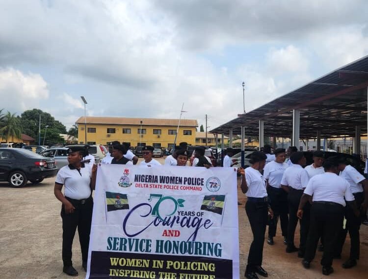 Delta Police hold 5km walkathon to mark 70 years of women in force, intensify campaign against gender-based violence
