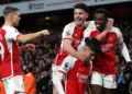 Arsenal beat Brighton 2-1 to reclaim Premier League top spot