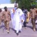 Zulum visits frontline troops in Borno community