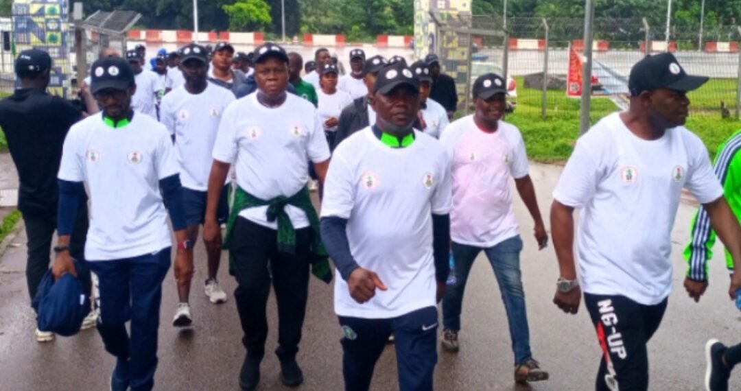 NFF rallies nationwide attention as management, staff stage Abuja Walk Against Corruption