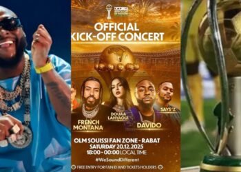Davido to headline star-studded opening concert for AFCON 2025 in Rabat