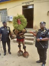 Masquerade in police net in Akwa Ibom
