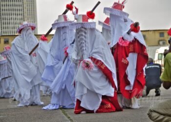 Tinubu makes grand appearance as Eyo Festival returns after 8 years