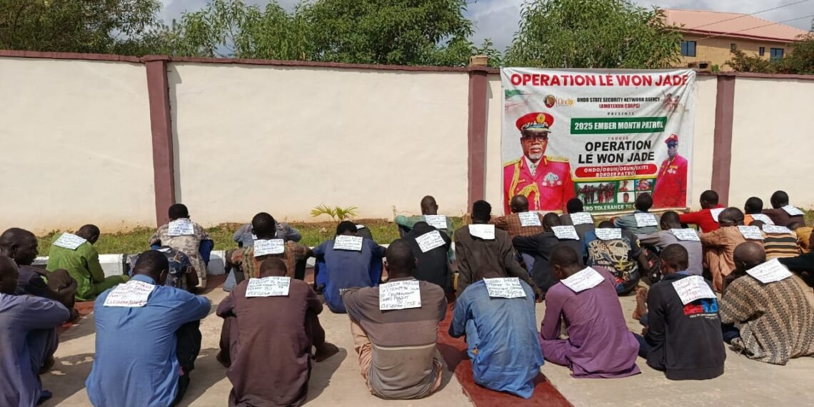 Ondo Amotekun arrests 100 suspected fleeing terrorists after Sokoto Strikes