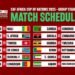 FIFA releases complete match schedule for AFCON 2025