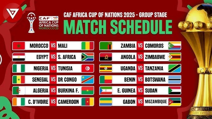 FIFA releases complete match schedule for AFCON 2025
