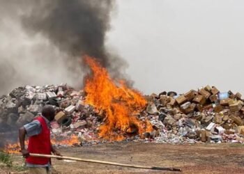NAFDAC destroys N5 Billion worth of substandard goods in Nasarawa