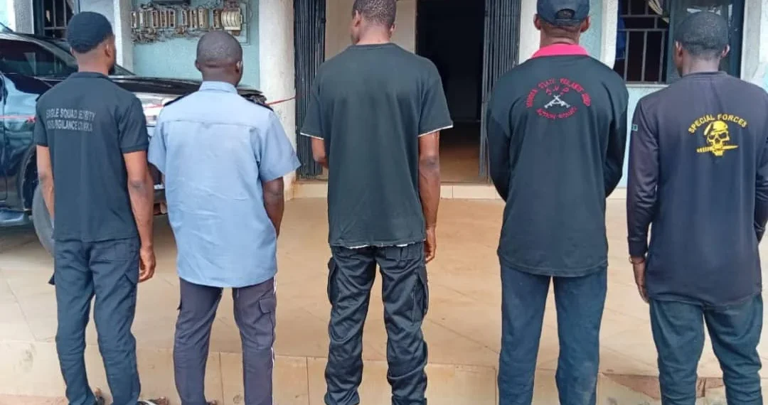 5 fake vigilante operatives arrested for armed robbery in Anambra