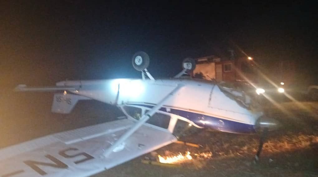 4 escape death as Skypower Express Plane crashes at Owerri Airport