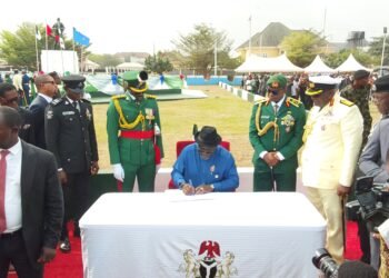 Oborevwori honours fallen heroes at 2026 Armed Forces Remembrance Day in Asaba