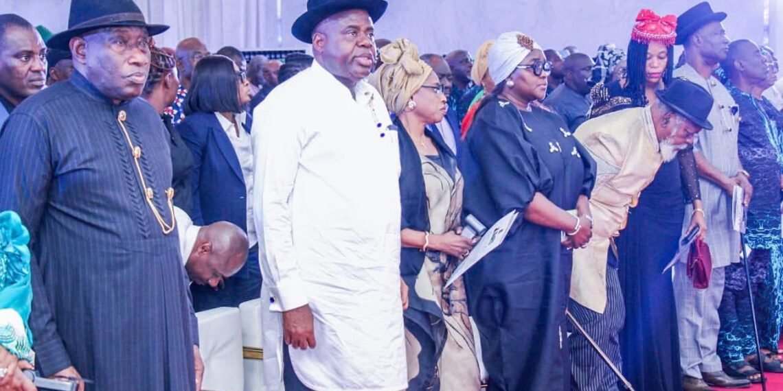 Tinubu, Jonathan, Diri, Makinde, Obi, others pay last respects to late Bayelsa deputy governor